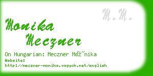 monika meczner business card